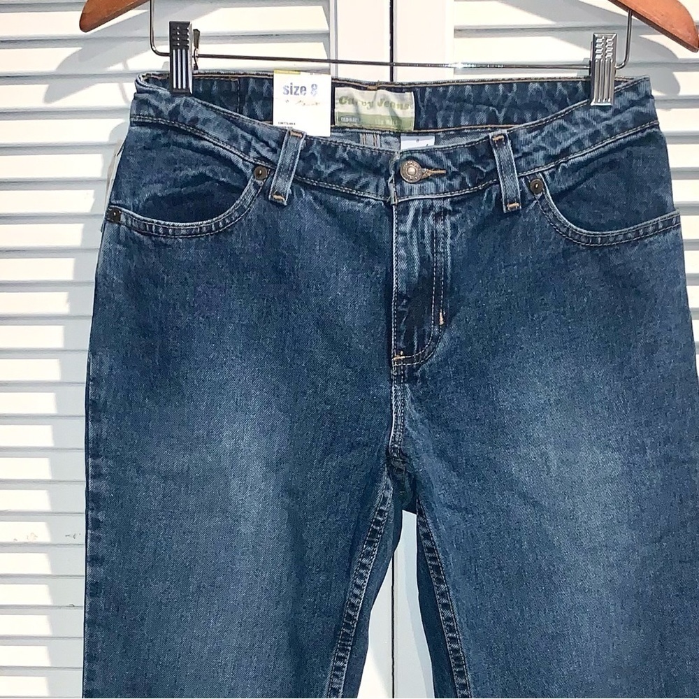 Vintage Curvy Low Waist Old Navy Jeans bootcut women’s size 8 deadstock - Picture 2 of 9